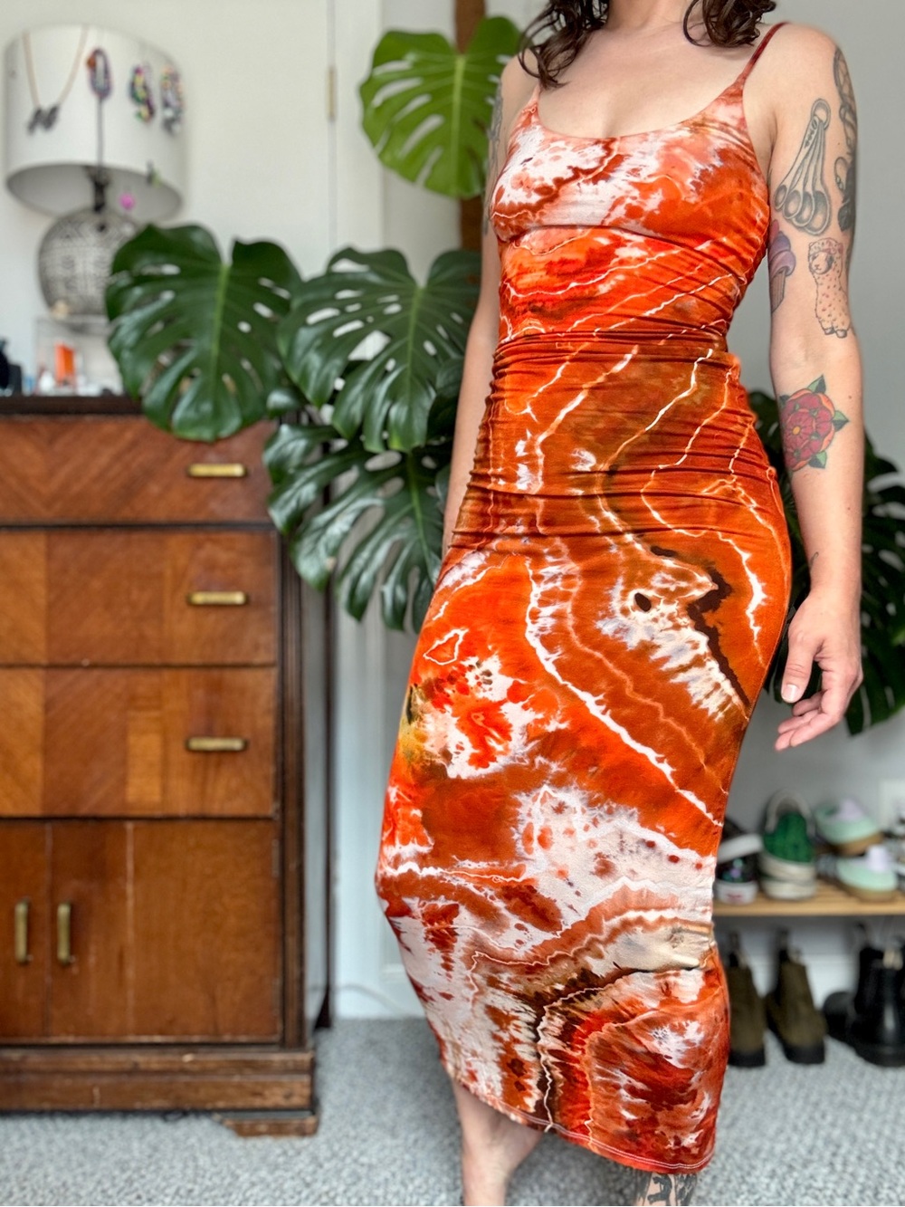 Katya Moon Dyes Vixen maxi bodycon